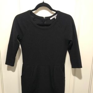 Black Pocketed Dress